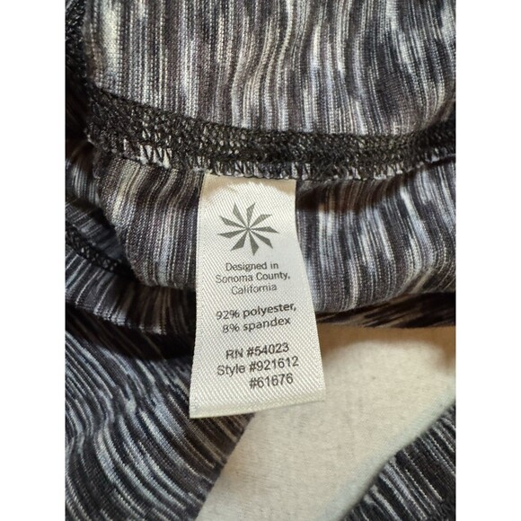Athleta Top Womens Medium Grey Purple 1/4 Zip Long Sleeve Running Yoga Casual - Picture 9 of 10